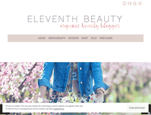 Tablet Screenshot of eleventhbeauty.com